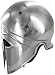 Medieval 5TH Century 20G Corinthian Hoplite GREEL Spartan Armor Helmet-Silver by CMA