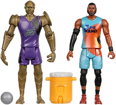 Moose Toys Space Jam: A New Legacy - 2 Pack - On Court Rivals - Lebron & Chronos, Multicolor (14579)