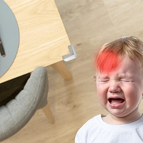 Cantos e bordas à prova de crianças - Protetores de canto claros 8 peças,Gel adesivo de alta resistê