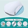 ROYALAY Lumbar Support Pillow for Bed, Memory Foam Waist Pillow for Sleeping, Ergonomic Wedge Pillow for Back Support, Elevated Body Pillow with Removable Cover for Side, Back and Stomach Sleepers