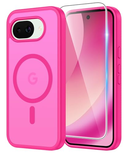 FNTCASE for Google Pixel 10a Case Matte Magnetic with Screen Protector