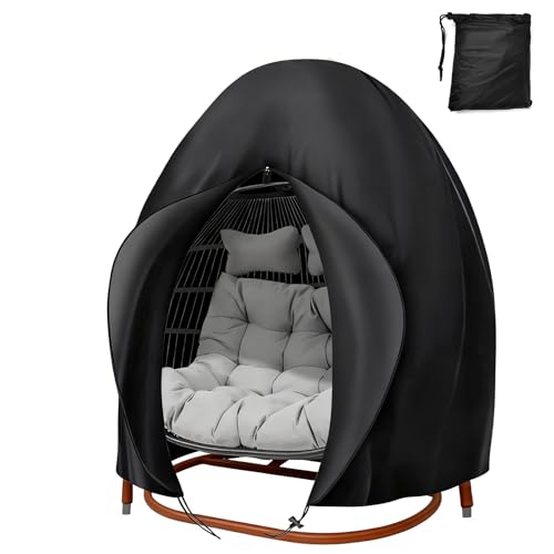Blueshyhall Housse de protection imperméable pour fauteuil suspendu, panier suspendu, balançoire, en tissu Oxford 210D, housse de protection, balançoire à...