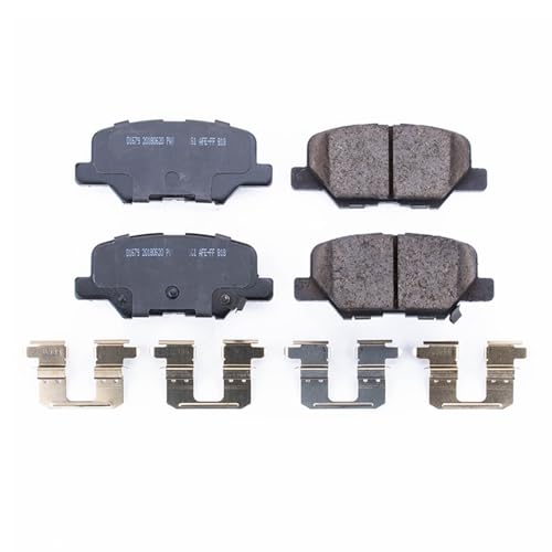 Image of PowerStop Rear Brake Pads for Mazda 3 2014-18 |3 Sport 2014-16 |6 2014-15 |Mitsubishi Outlander 2014-18 |Outlander Sport 2013-24 - Z17 Ceramic Brake Pads with Installation Hardware, 17-1679