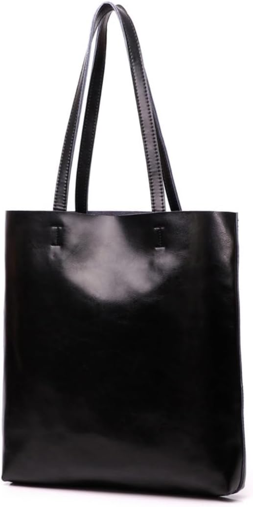 [NICE SELECTION] トートバッグ メンズ レディース 大容量 A4 縦型 タテ型 縦長 マチあり 本革 レザー 手持ち