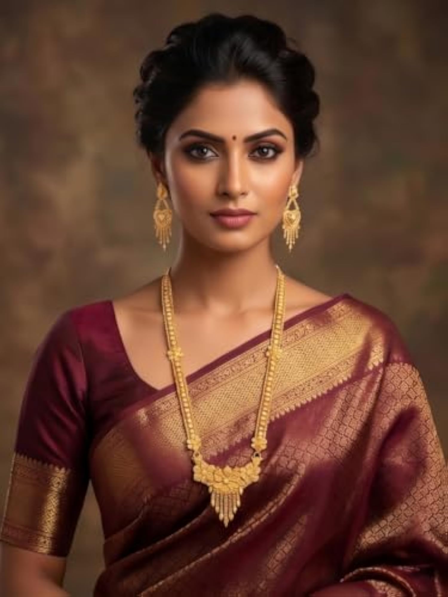 Women's Blossoming Gold Necklace Set