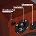 WMQ Powered Bookshelf Speaker Pair,60W Home Stereo Speakers with BT,AUX & Type-C Input, 5.5
