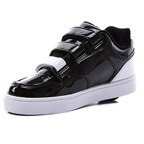 Heelys Motion Plus Signature | Chaussures à Roues en édition limitée pour garçons et Filles | (35 EU, White/Black)