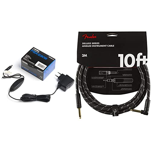 Alimentation BOSS PSA-230S et câble jack Fender Deluxe Tweed Noir 3m
