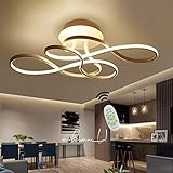 deckenleuchte led dimmbar ebay ✔ LED Deckenleuchten Kreative Elegante Designer Leuchte Dimmbar 3000k-6000k Deckenlampen für Wohnzimmer Schlafzimmer Esszimmer Hotel Büro Küche Flur Studienzimmer Lampen Deko Beleuchtung