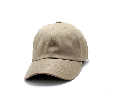 Boné Masculino Feminino Aba Curva Liso Dad Hat (Brim, Marrom)