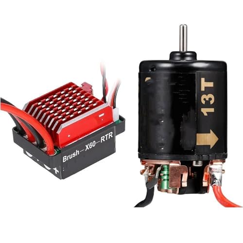 RC XyAp[c For Axial SCX10 AXI03007 90046 For Traxxas For TRX4 For TRX6 D90 1/10 60A uVt ESC 540 uVt[^[ 13T 21T 35T 45T 55T 