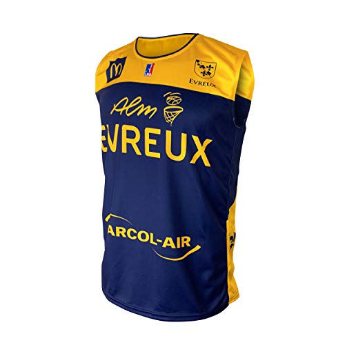 ALM Evreux ALM Evreux - Camiseta Oficial para Exteriores 2019-2020, N'est Pas Applicable, Niño, Color Azul, tamaño FR : XXS (Taille Fabricant : 10 ANS)