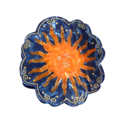 Acetate Sun & Moon Mexican Personalized Hair Claw Clip for Women Gift 1 Piece