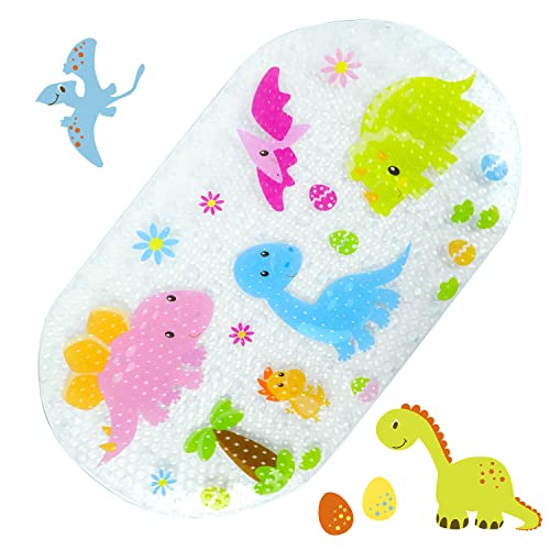 WOSTOO Alfombrillas para Bañera Bebe, 38x70 cm Alfombrilla de Baño Antideslizante - Esterilla de Tina sin BPA, Resistentes...