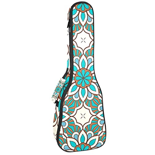 Housse pour ukulélé – Motif mandala coloré – 10 mm – Rembourrage épais en éponge de 53,3 cm – Avec sangles réglables… - Les Beatles, Paul McCartney, John Lennon, RIngo Starr, George Harrison Housse pour ukulélé - Motif mandala coloré - 10 mm - Rembourrage épais en éponge de 53,3 cm - Avec sangles réglables…