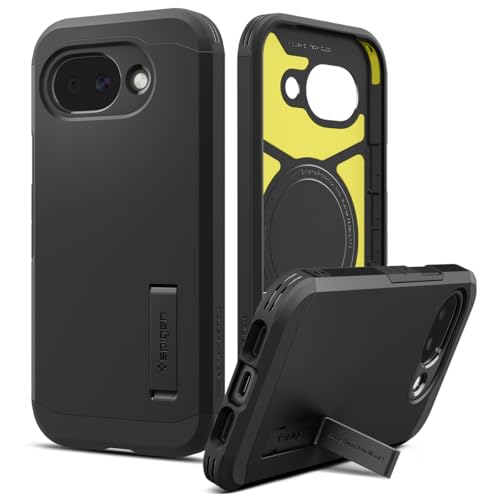 Image of Spigen for Google Pixel 10a (2026) Case, Tough Armor MagFit, Pixelsnap Ready (TPU+Poly Carbonate) - Black