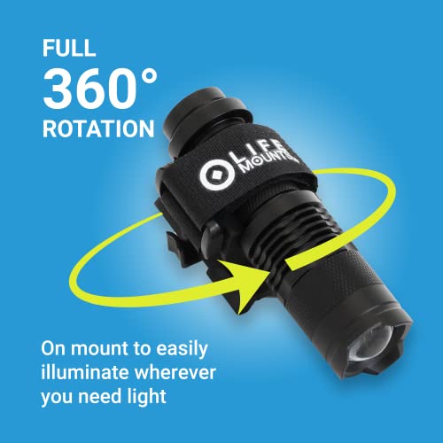 image for Life Mounts - LED Tactical Helmet ARC Rail Light - Stay Safe and Light