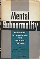 Mental Subnormality - Biological, Psychological, and Cultural Factors B001GRUB32 Book Cover