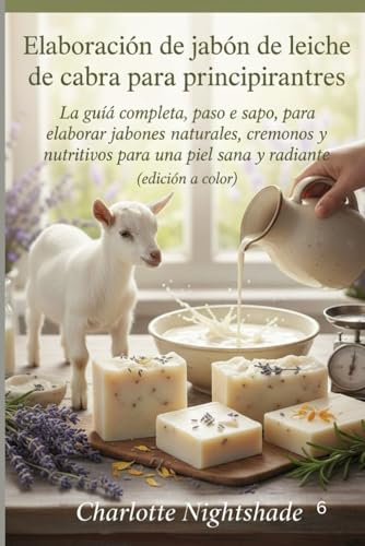 Lista de Elaboración de jabones más recomendados. 24 Elaboración de jabón de leche de cabra para principiantes: La guía completa, paso a paso, para elaborar jabones naturales, cremosos y nutritivos para una piel sana y radiante...