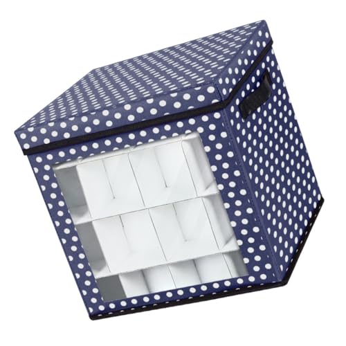 Reviews de Almacenaje de adornos festivos Top 10. 42 FONDOTIN Caja De Almacenamiento De Esferas Navideñas De Compartimentos Contenedor Práctico De Oxford Para Decoraciones y Adornos De Navidad Para Uso Casa y