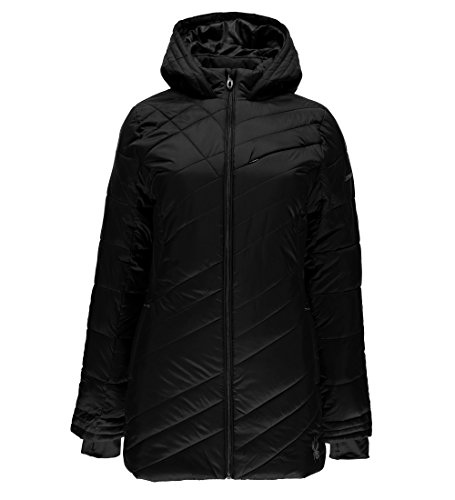 Spyder Women's Siren Long Jacket, Black, Large
