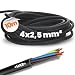 Produktbild 10 Meter Lapp 16001053 H07RN-F 4x2,5 mm² Gummileitung flexibel mit Schutzleiter I UV-resistentes Kabel für Außenbereich I ölbeständig I flammwidrig I Anschlussleitung 4G2,5 mm2 schwarz