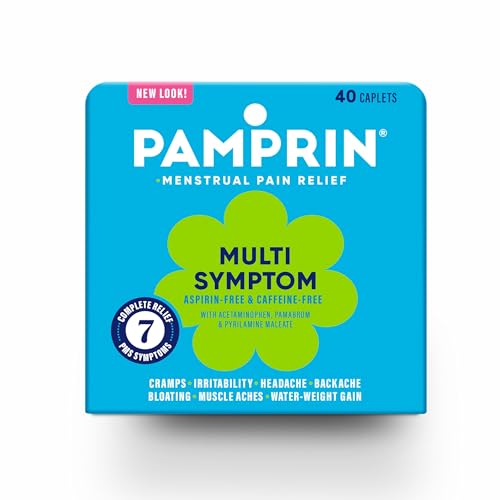 Pamprin Multi-Symptom Formula, with Acetaminophen, Menstrual...