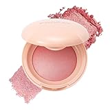 PHOFAY Luminous Blush Powder-Multi-Use Formula,Ultra-Fine & Smooth,Baked Blush for Cheeks Lightweight & Brighten Powder Blush Makeup Buildable Color,Long-Lasting Wear with Natural Luminous Glow (02#)