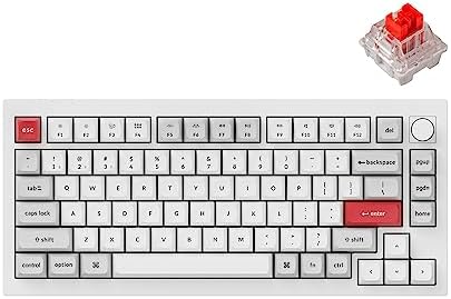 Keychron Q1 Pro Wireless Custom Mechanical Keyboard, QMK/VIA Prog...