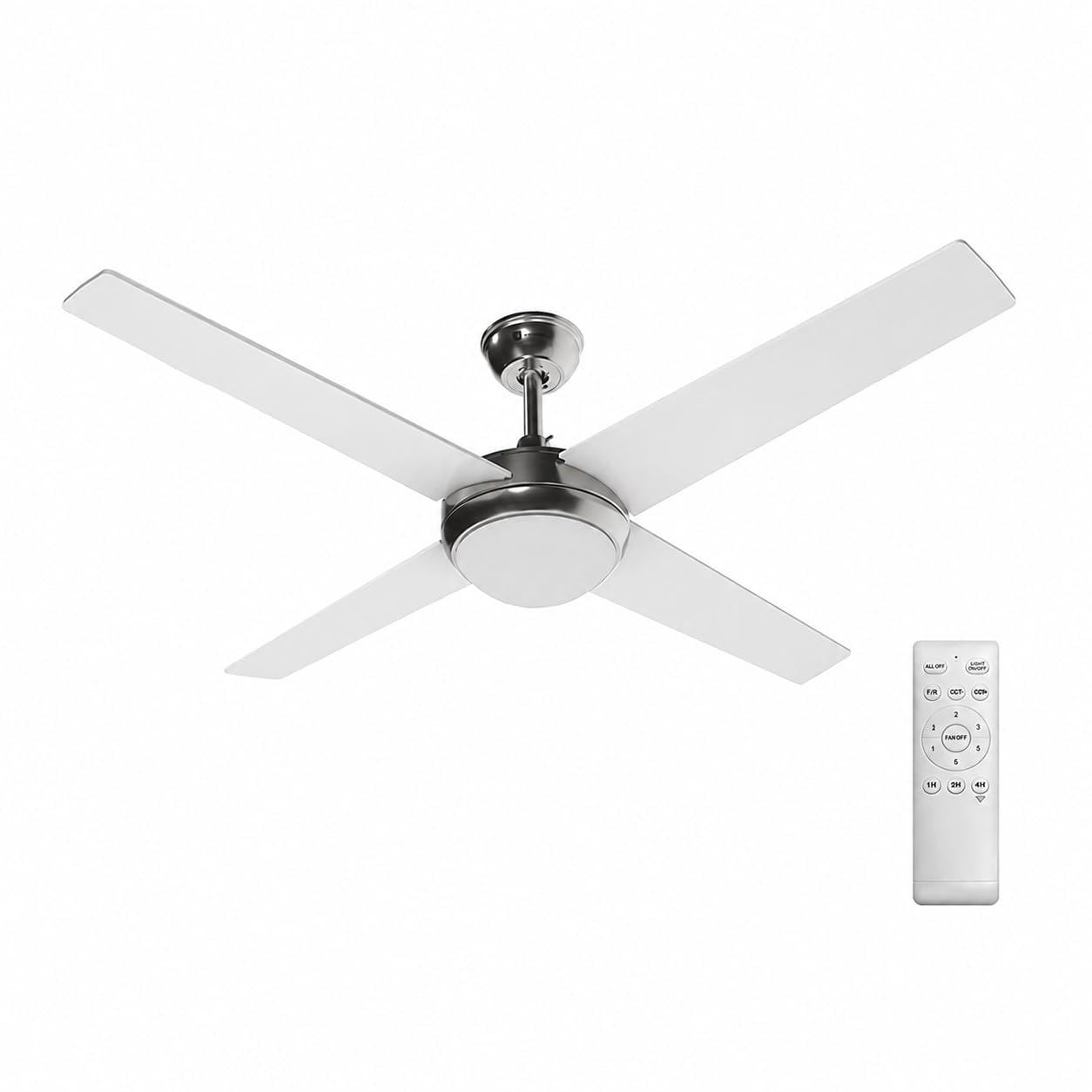 AirBliss Ventilador de Techo con Luz LED, Motor DC, Aspas Retráctiles, WiFi, Temporizador y Mando a Distancia AIRBLISS CEILING WIFI