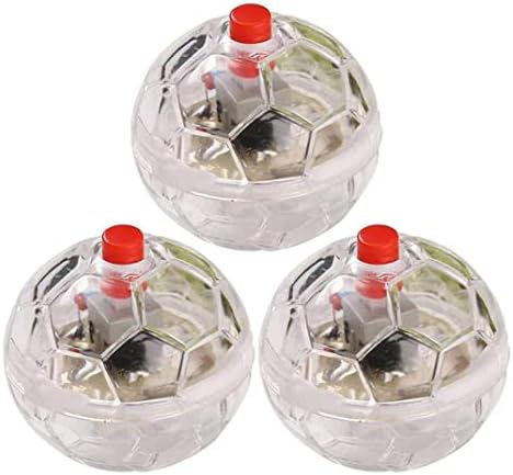 3pcs Ghost Touch Activated Flashing Balls Light Up Ball Motion Li...