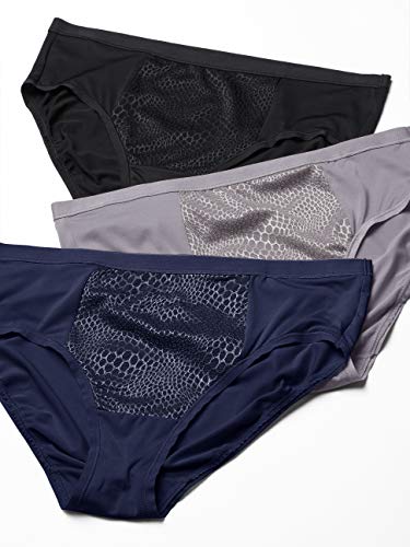 Warner's Women's Blissful Benefits Tummy-Smoothing Comfort Microfiber Hipster 3-Pack Ru5023w3