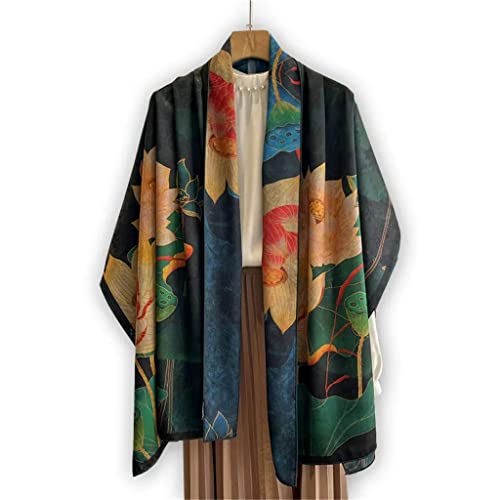 Hijab bufanda interior mujer velo reversible transpirable seda 2