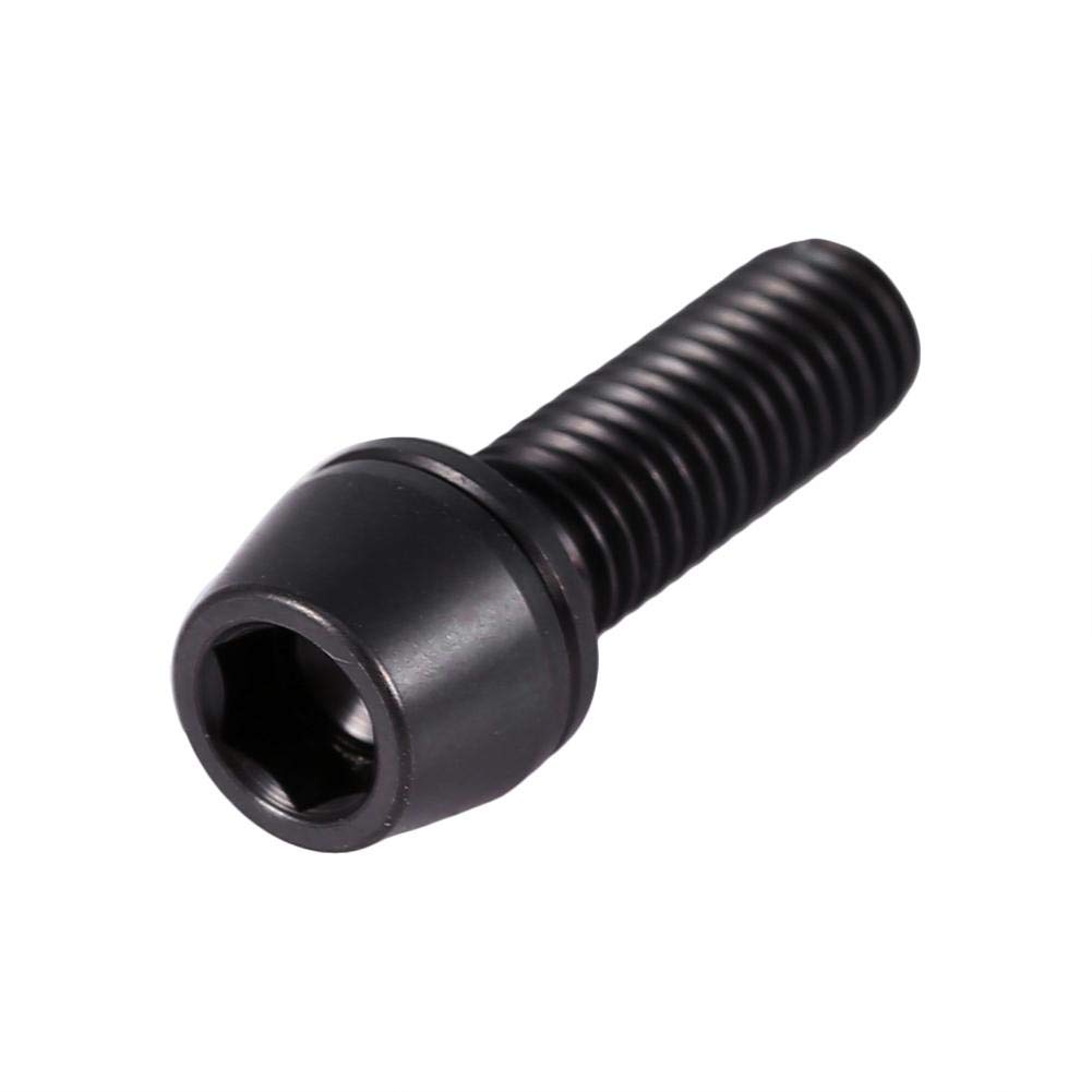 6 Stks M5x15mm Titanium Bouten Hex Socket Tapered Head Ti-6Al-4V Titanium Legering Bout Fiets Stuurpen Onderdelen voor Mountainbike Zilver 6 Stks M5x15mm Titanium Bouten Hex Socket Tapered Head Ti-6Al-4V Titanium Legering Bout Fiets Stuurpen Onderdelen voor Mountainbike Zilver