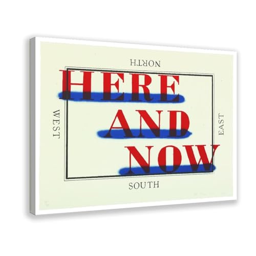 Toile Ed Ruscha Here And Now décoration murale premium 61x91