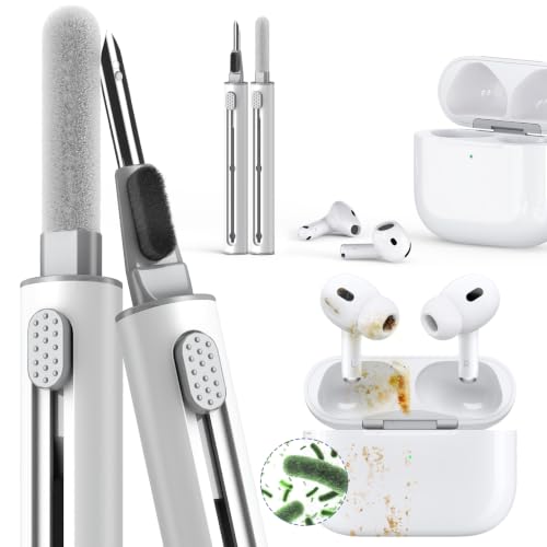 Inesore for AirPod Cleaning Kit, for Phone Earbuds Electronics (White)