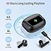 Wireless Earbuds, Bluetooth 5.4 Headphones with Multifunctional Touch Screen, 48H Bass Stereo Ear Buds with ANC/ENC Noise Cancelling/Transparency Mode, IPX7 Earphones with 5 EQ Modes for iOS Android