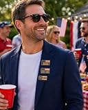 America 250 Patriotic Flag Pin Set of 3, USA 1776-2026 Anniversary Enamel Lapel Pins for Suit Jacket Hat, Gifts for Veterans Men Women, July 4th Independence Day