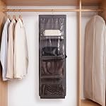 Hanging Purse Organizer for Closet, 8-Pocket, 35x117 cm, Gray - Image 2
