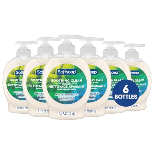 Softsoap Moisturizing Liquid Hand Soap, Soothing Clean Aloe ...