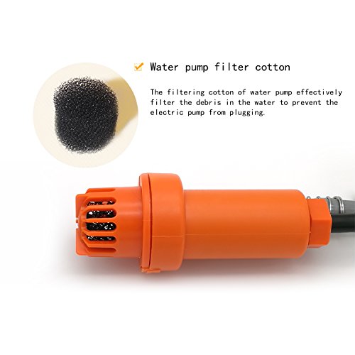 HiVehicle Chuveiro Portátil Para Camping, 12V, Áreas Externas, Com Bomba D'Água E Sistema De Filtra