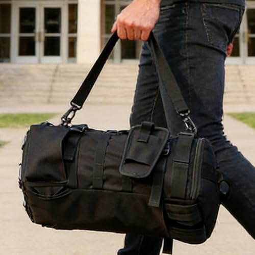 Sac à dos pêche multifonction en tissu Oxford résistant à poches multiples - 3