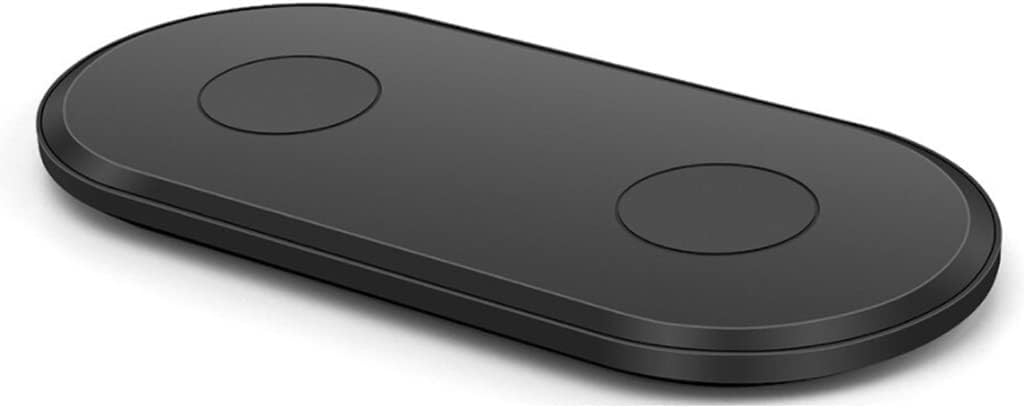 2in1 Charger for Mobile Phone Watch Headset Double Fast Charging Pad (D)