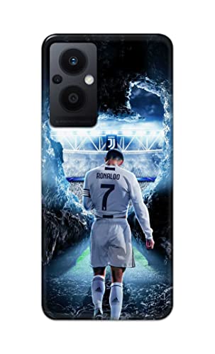 Image of Printed Hard Back Cover Case for Oppo F21 Pro 5G | Oppo F21s Pro 5G | Oppo Reno 7Z 5G Back Cover (Footbal Legend) -702