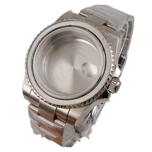 Boîtier de montre Diver 40 mm pour mod SUB GMT automatique avec bracelet acier robuste