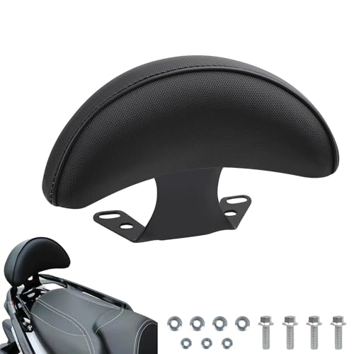 Image of Mokuo Motorcycle Rear Backrest Driver Backrest in Soft Sponge Material Compatible with Chinese GY6 Scooter Mopeds Jonway Sunl
