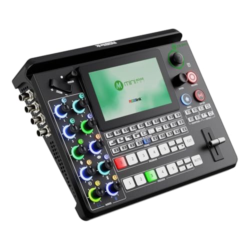Image of RGBlink mini-Edge SDI,All in One Pro Live Streaming Multi-Camera Video Mixer Switcher,4K HDMI /SDI Input,5.5 inch Screen,PTZ Control, NDI /UVC, 8-Ch Audio Mixer for Podcast, Content Creation