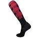 Merino Wool Plaid Ski Socks – Comfortable Warm Medium Weight Cold