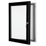 red17: Poster Case Notice Boards - Outdoor Lockable - Black - A4