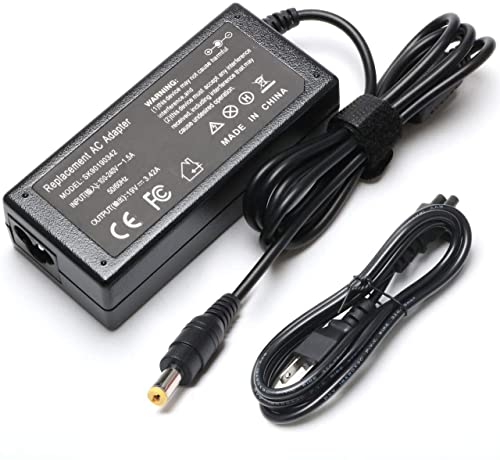 Laptop Adapter for Acer Aspire 5532 5349 5750 5742 5250 7560 SB416 AS7750 6423 V5 V7 V3 R3 R7 S3 E1 M5 Series ChromeBook AC710 C7 C710 Power Supply Cord 65W 19V 3.42A New AC Charger